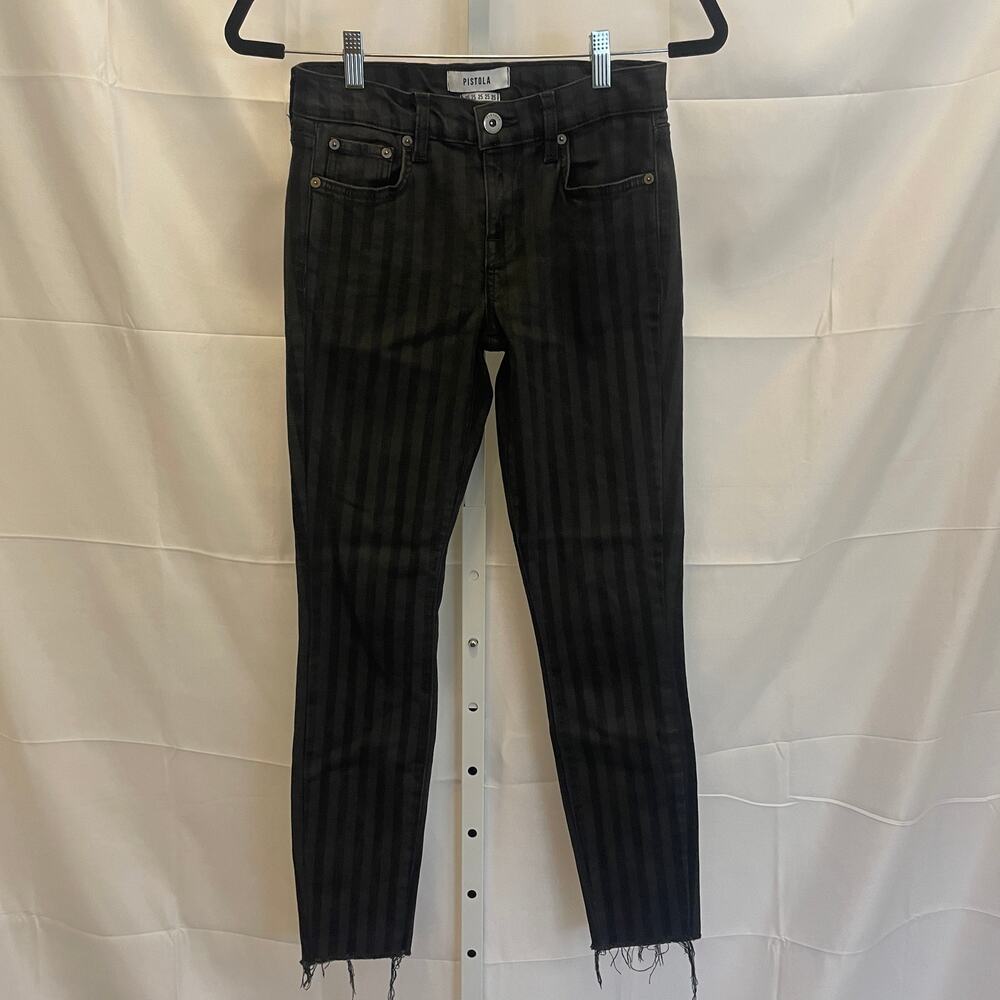 NWOT Pistola Two-Tone Denim - Women Size 25 - Black